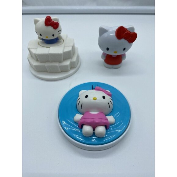 Mixed Lot of 3 Various Hello Kitty Cake Topper Toys & Figures McDonalds - Picture 10 of 10